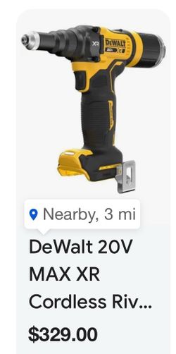 Dewalt 20v rivet gun