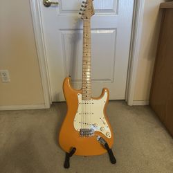 Fender Stratocaster Electric Guitar Orange