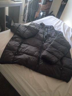 Men's Black Puff Jacket Size 3x