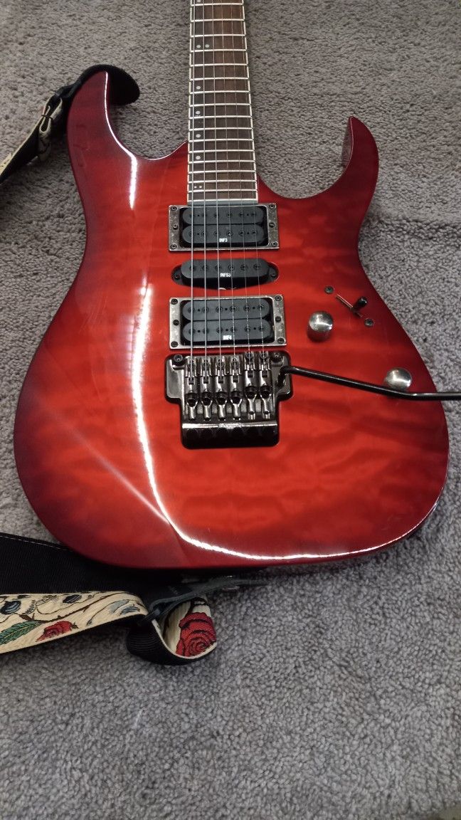 Ibanez Rg370qmsp With Edge III Tremolo