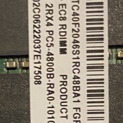64GB ECC RDiMM  PC5 DDR5 OEM Micron