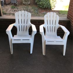 Two Adirondack Chairs