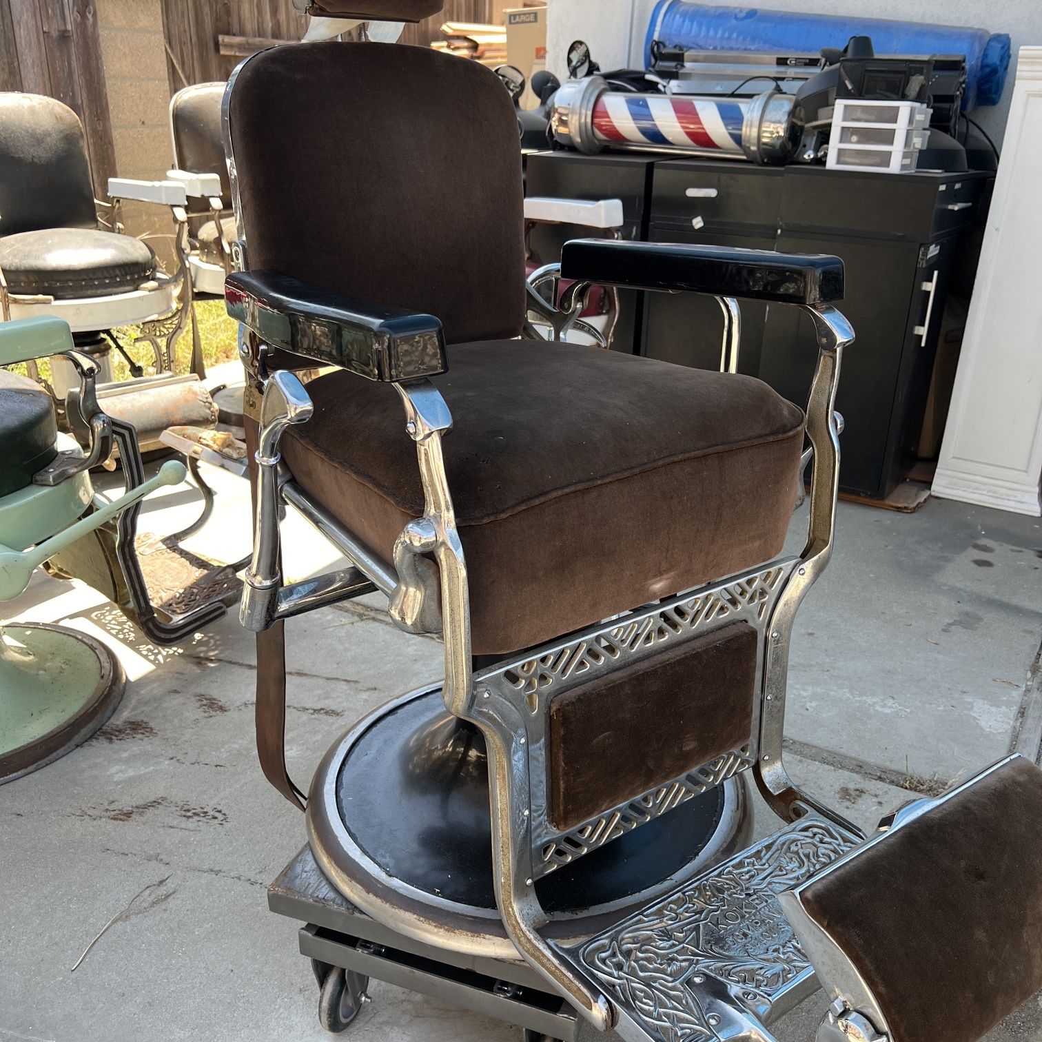 Koken barber discount chair for sale