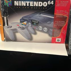 Nintendo 64 With Box
