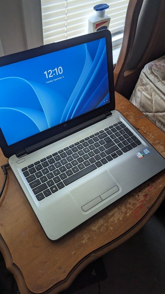 HP 15 ay041wm Silver Fusion Laptop, Touch Screen, Windows 11