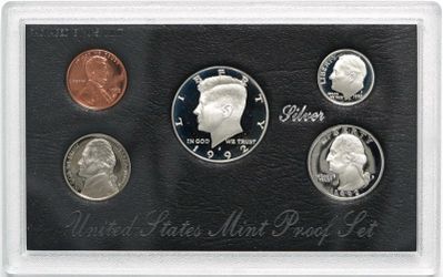 United States mint proof set 1992