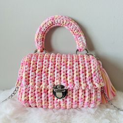 Peach Blossom Crossbody Bag