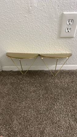 Two Gold Shelves