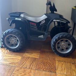  Kids Electric ATV 4-Wheeler – Black – Includes Charger