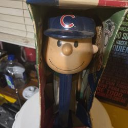 Charlie Brown Chicago Cubs Baseball Dispenser 