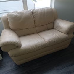 2 seater Leather Couch 
