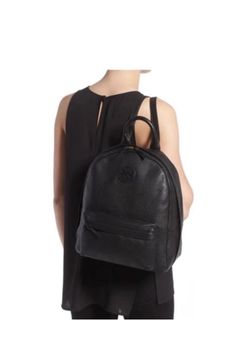 Tory Burch Black Leather Backpack