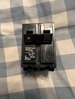 Square D 20 Amp circuit breaker