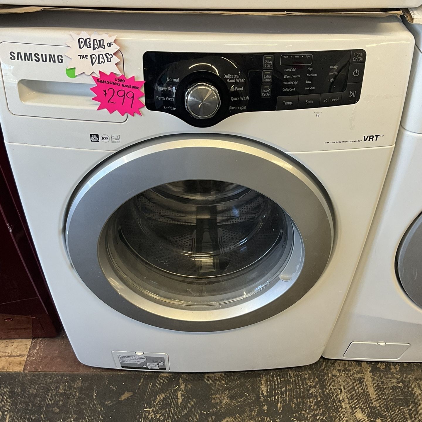 USED SAMSUNG WASHER: DEAL OF THE DAY!