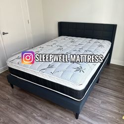 New Queen Bed Frame With Mattress 