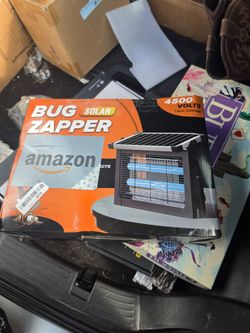 brand new solar powered bug zapper