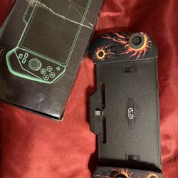 Upgraded Hall Effect Joystick Switch Controller for Nintendo Switch/OLED – No Drift, Wired Pro Controller with LED Lighting, Game Card Storage & Ergon