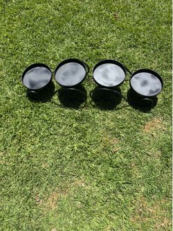 Plant Stands 2 Black Metal
