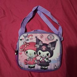 Kuromi & My Melody Lunchbag with adjustable strap 