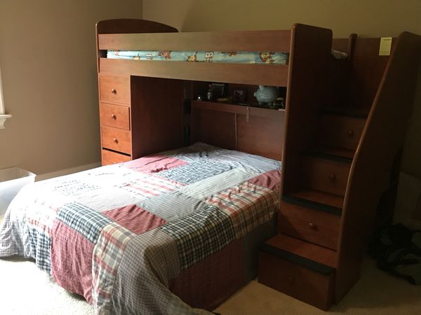Berg Furniture Twin Over Full Loft Bed With Chest And Stairs For Berg Furniture Twin Over Full Loft Bed With Chest And Stairs