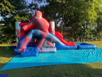 Spiderman bounce house