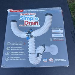 Doble Basin Simple. Drain 