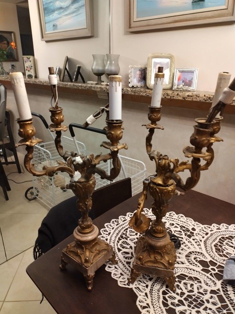 Vintage metal Lamps