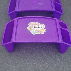 3 Plastic Lap Desk/TV Trays