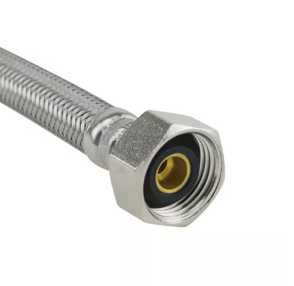 Plumbshop 1/2 in. FIP x 1/2 in. FIP x 16 in. Braided Stainless Steel Faucet Supply Line.  $1.50 each