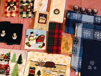 Christmas Kitchen & Bath Towels: Read Description