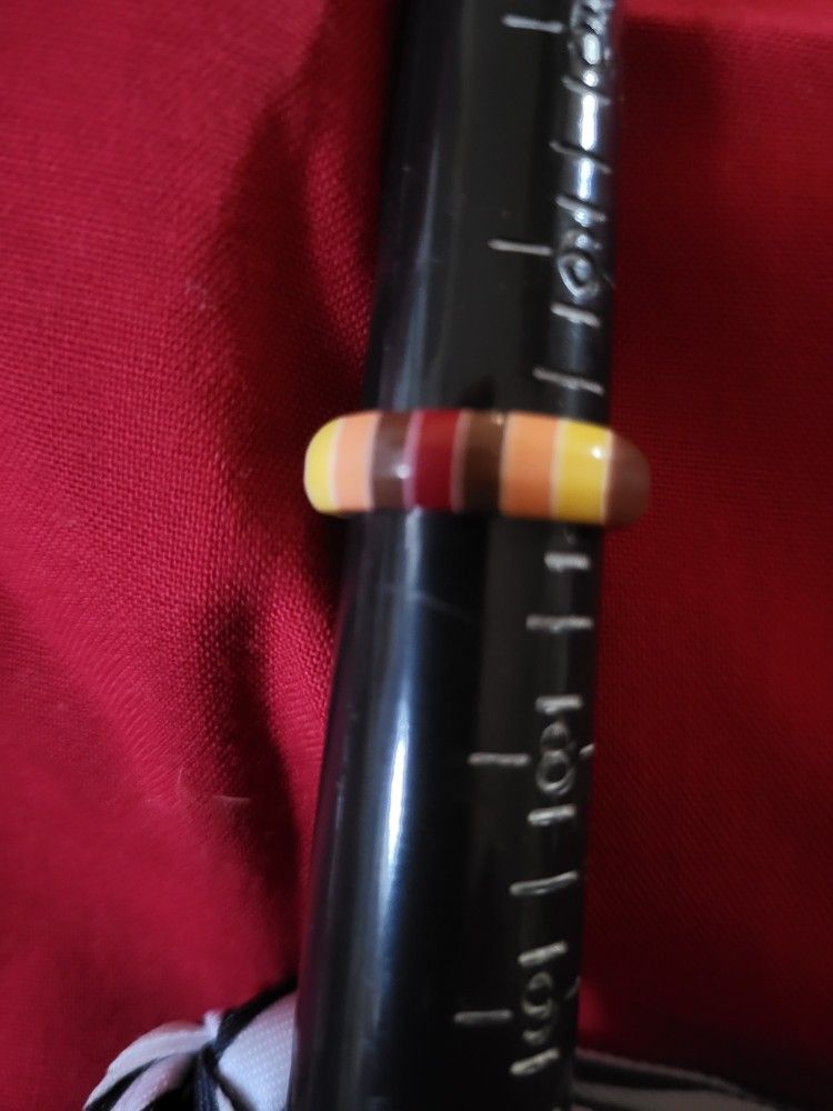 Women's Striped Color Plastic Ring