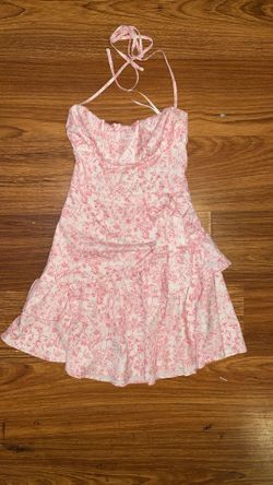 Pink Floral Dress