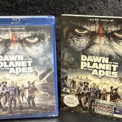 Dawn of the Planet of the Apes (Blu-ray, 2014) w/ Slipcover