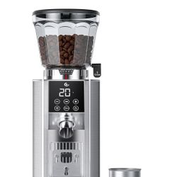 BRAND NEW! Conical Burr Coffee Bean Grinder w/ 45- Precise Grinding Settings, Espresso Grinder, Height Adjustable Funnel, LED Touch Panel, Anti-static