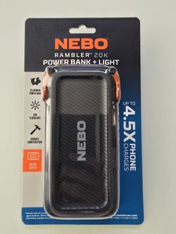 NEBO Rambler 20K Power Bank Light