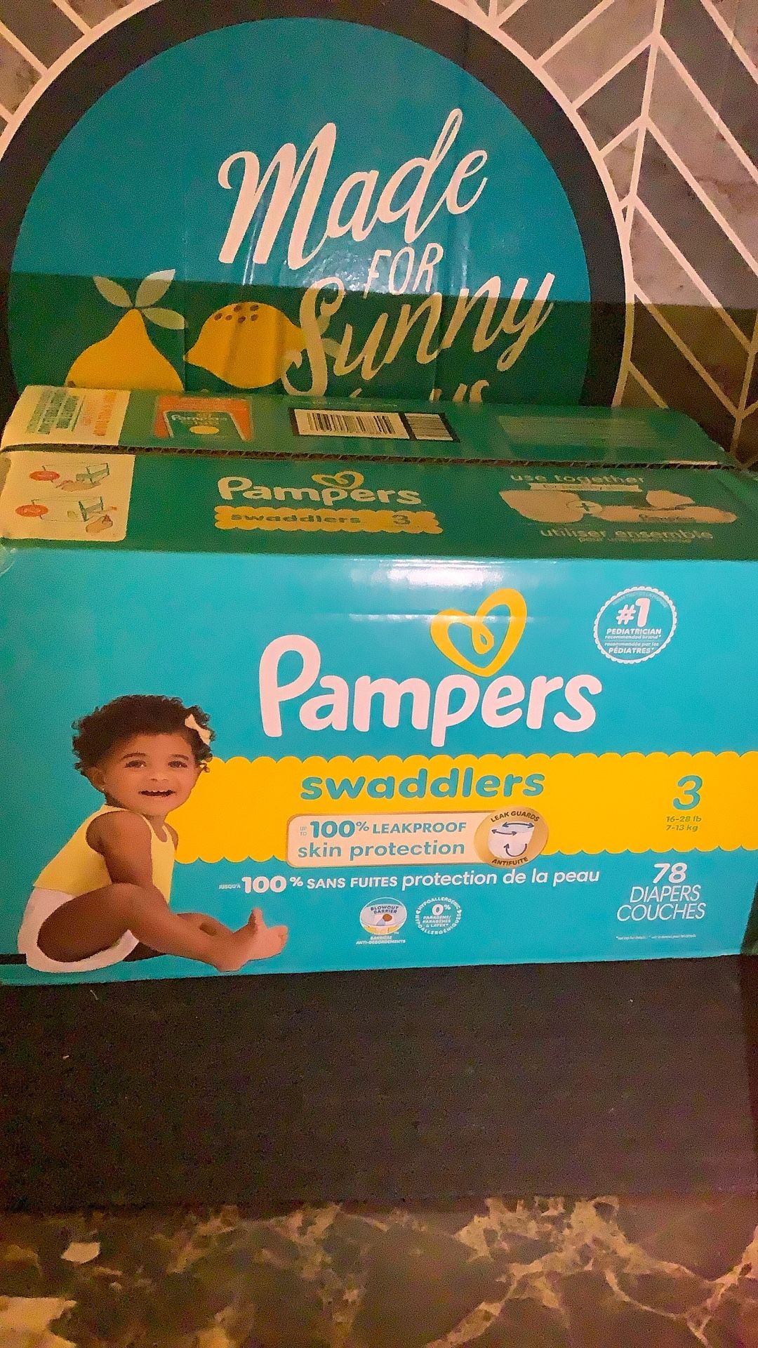 Pampers Size 3 $25