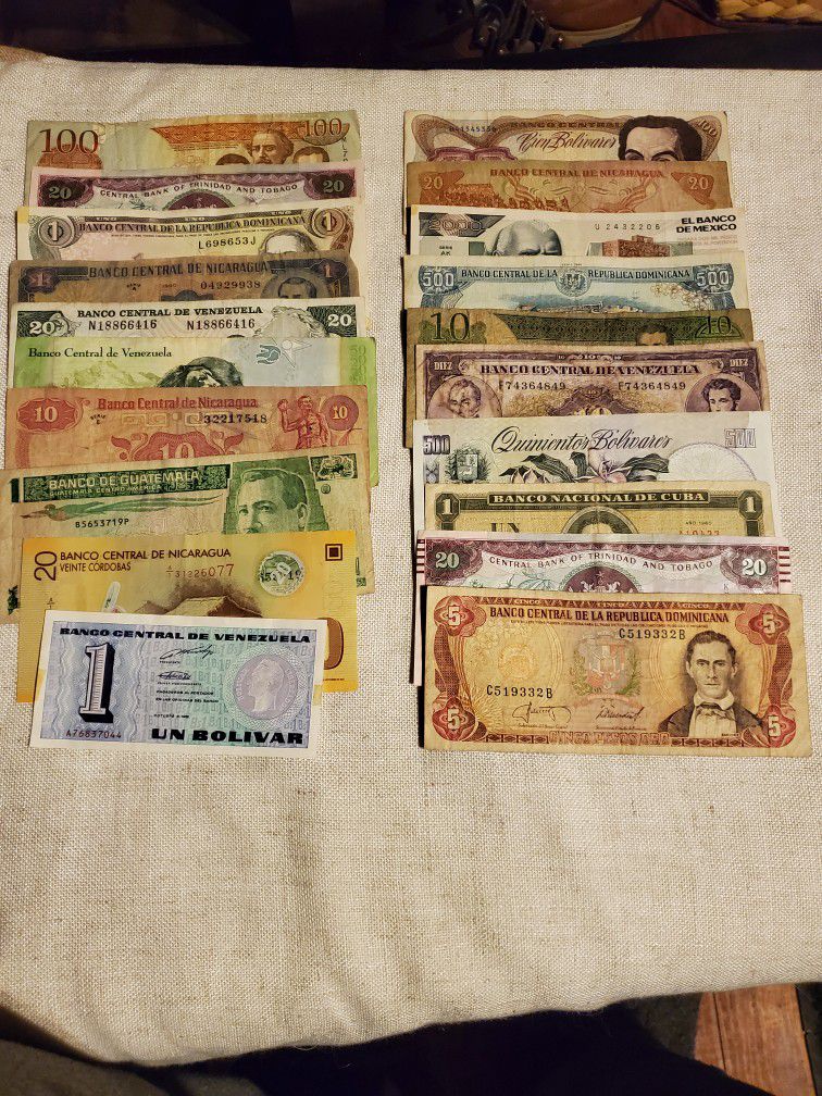 Unsearched Foreign Currency Notes