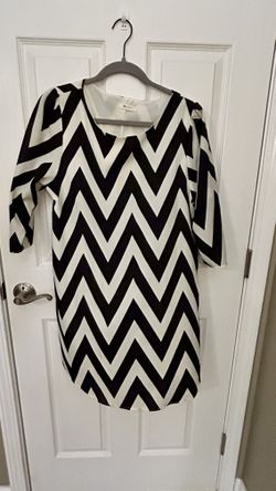Everly Black & White Dress
