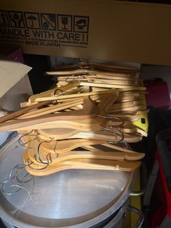 wooden hangers