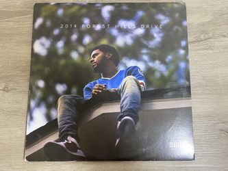 J. Cole 2014 FOREST HILLS DRIVE 12in Black Vinyl Double LP 2014 Dreamville Rap