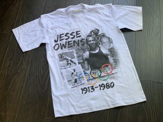 Vintage Jesse Owens Do Not Disturb T Shirt White Oversized Size M