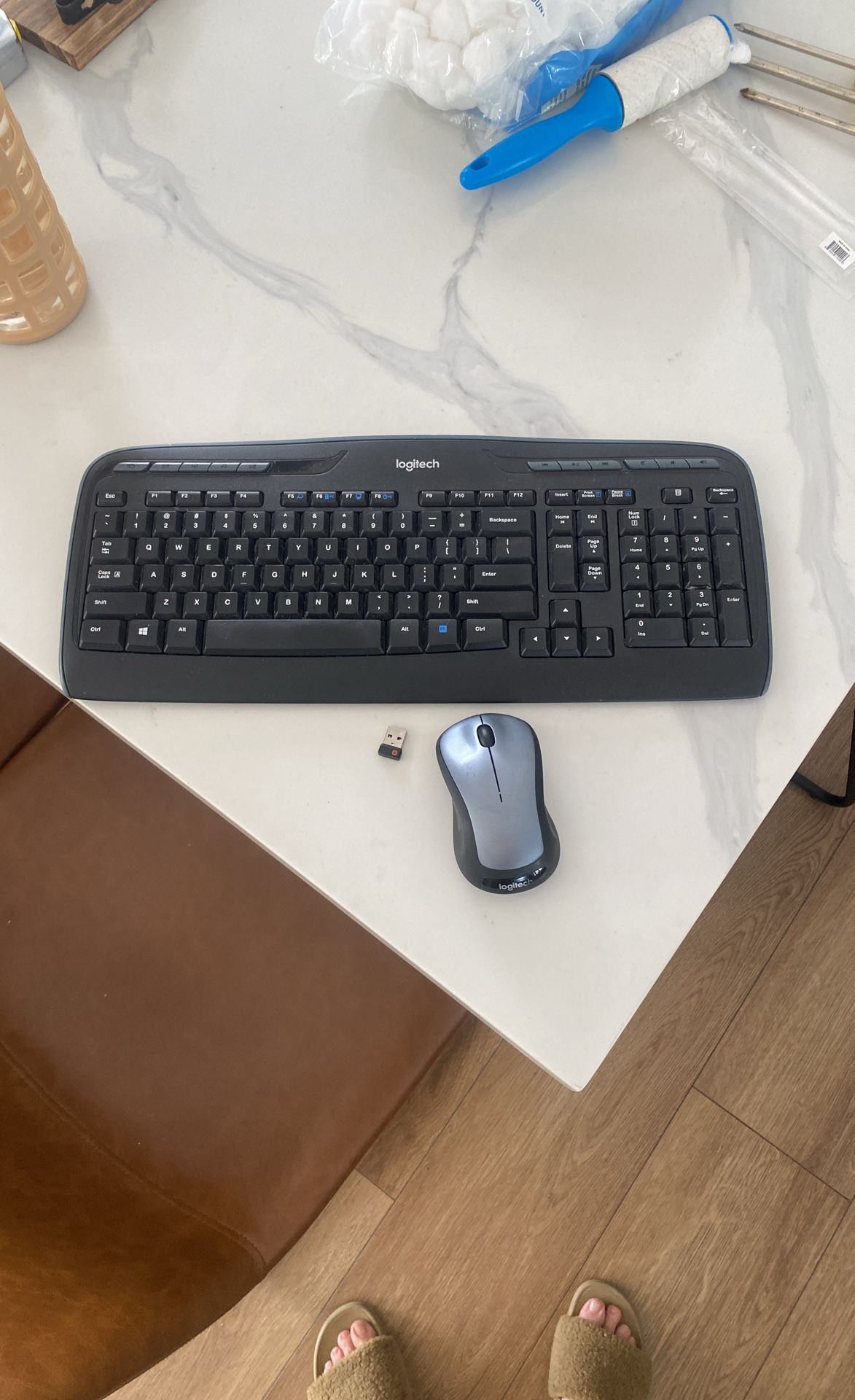 Logitech Wireless Keyboard And Mouse Set