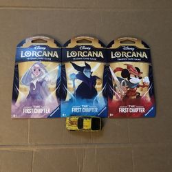 Lorcana Chapter 1 Sleeved Booster Packs Art Set