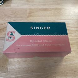Singer 600 And 603 Discs
