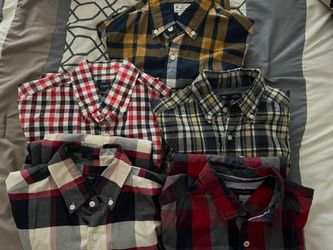 Size XS Flannnel (j Crew, Gap, Tommy)