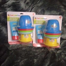 Cocomelon Bathtub Fun Body Wash And  Stacking Cups