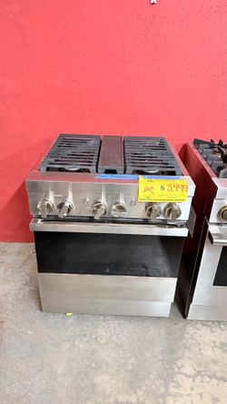 STAINLESS STEEL 30 INCH GAS STOVE JENN AIR