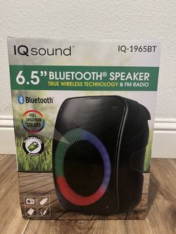 Bluetooth speaker 6.5"