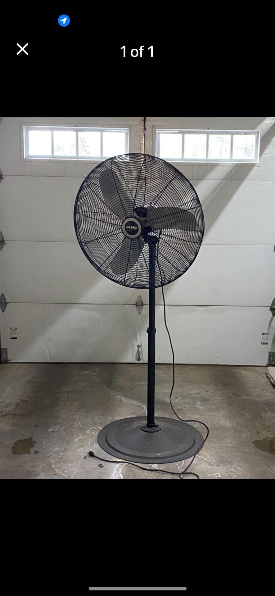 Lasko 30 Oscillating Industrial Fan