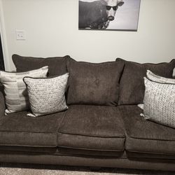 Queen Size Sofa Bed With Gel Foam Mattress 